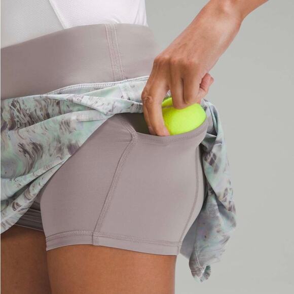 Lululemon Women’s 2 Pace Rival LUXTREME Skort Mauve Gray Running Tennis $78 - Picture 3 of 8